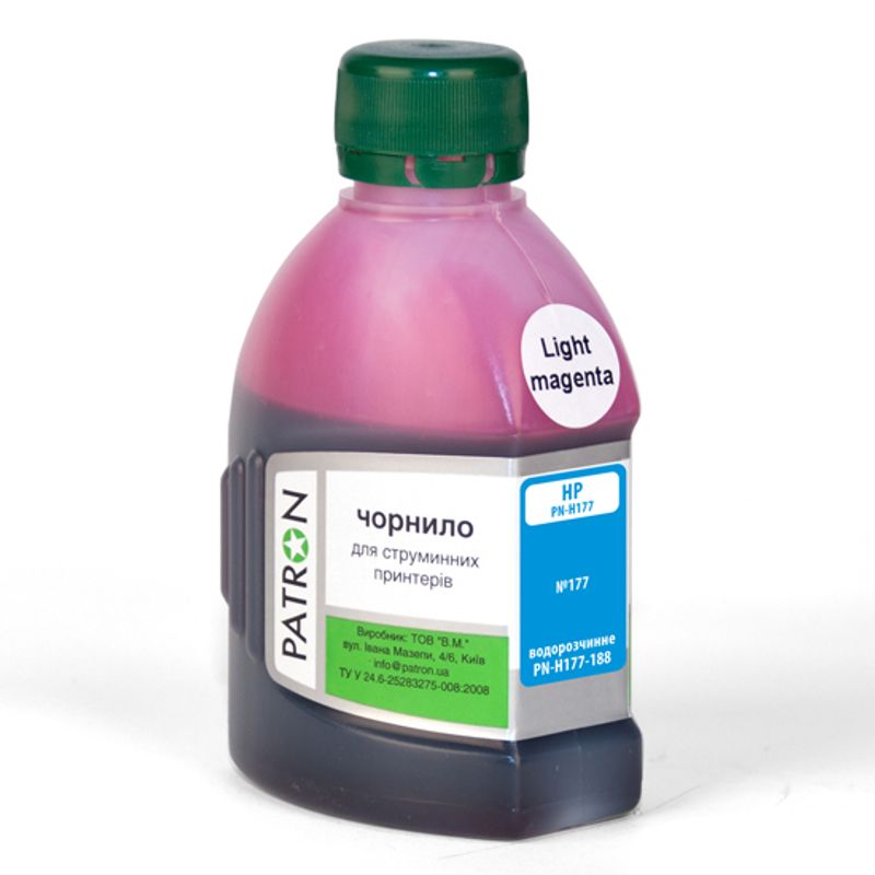 Чорнило HP C8775 LIGHT MAGENTA (180 г) (PN-H177-188) PATRON лиц Чорнило HP C8775 LIGHT MAGENTA (180 г) (PN-H177-188) PATRON лиц