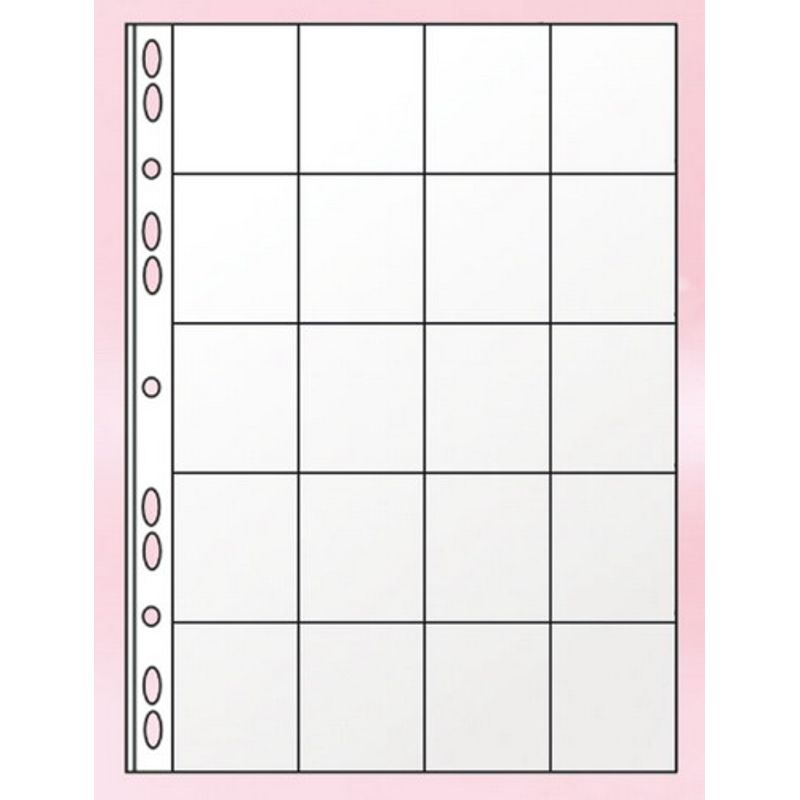 Файл для монет (А4, 11отв. PVC) (20монет)