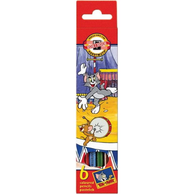 Карандаши цв. наб. 6шт Tom&Jerry