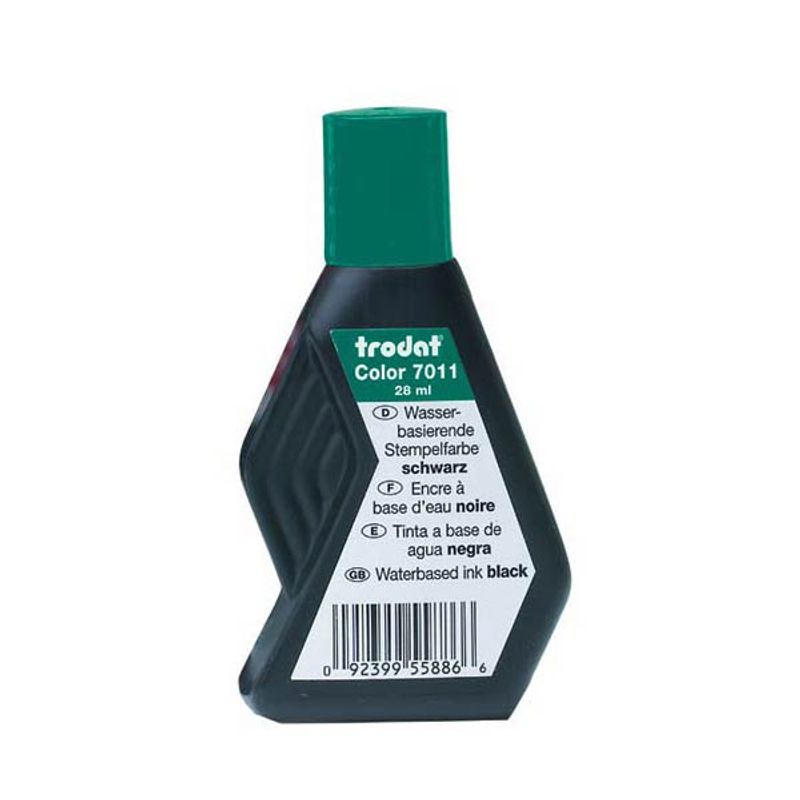 Краска штемпельная зеленая 28мл