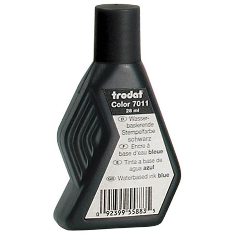 Краска штемпельная черная 28мл