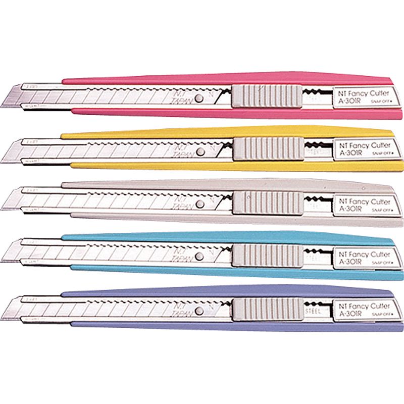 Ніж канцелярський малий, лезо 9 мм (метал. напр), пластік корпус, АВТОLOCK, кут леза 58 град