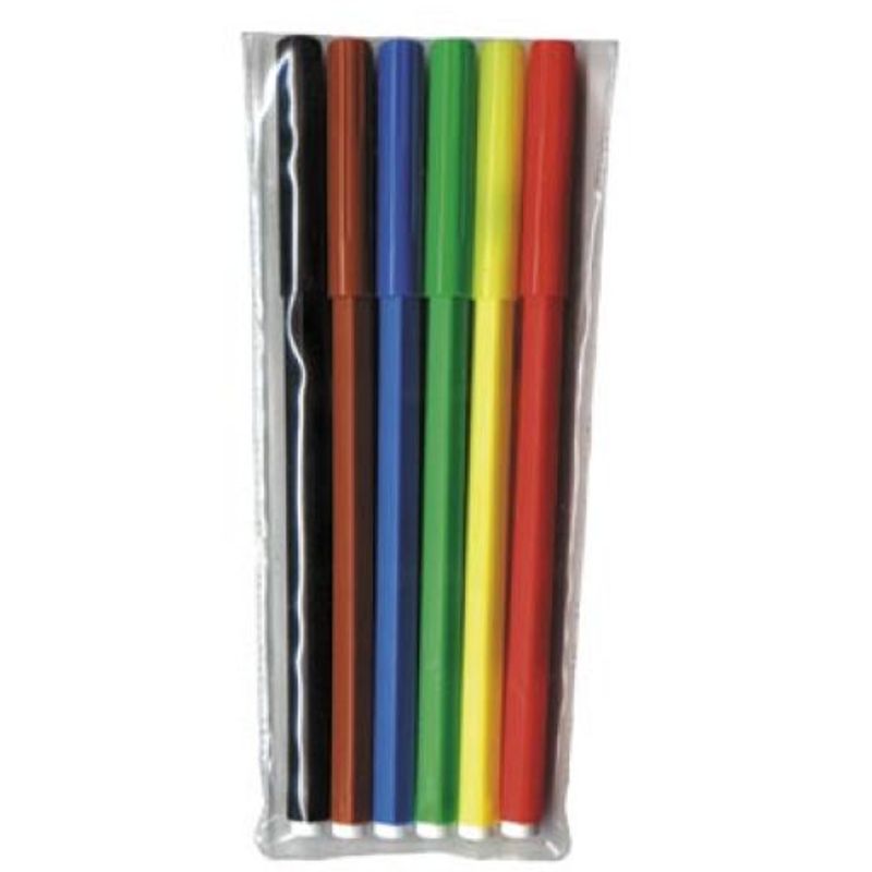 Фломастеры, набор 6шт