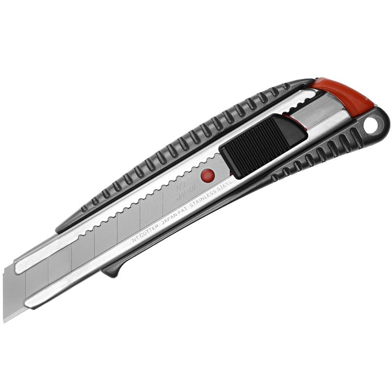 Ніж канцелярський великий, лезо 18 мм (метал. напр), метал корпус, АВТОLOCKкут леза 58 град