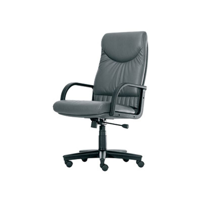 Крісло керівника SWING, (SP-A) шкіра нат. Split, чорн