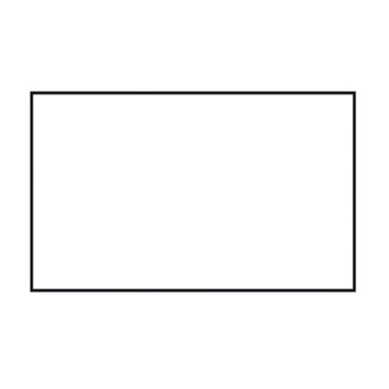 Етикетка 26х16мм біл. для пістолета/1000 №4, двухрядкова, прямокутна