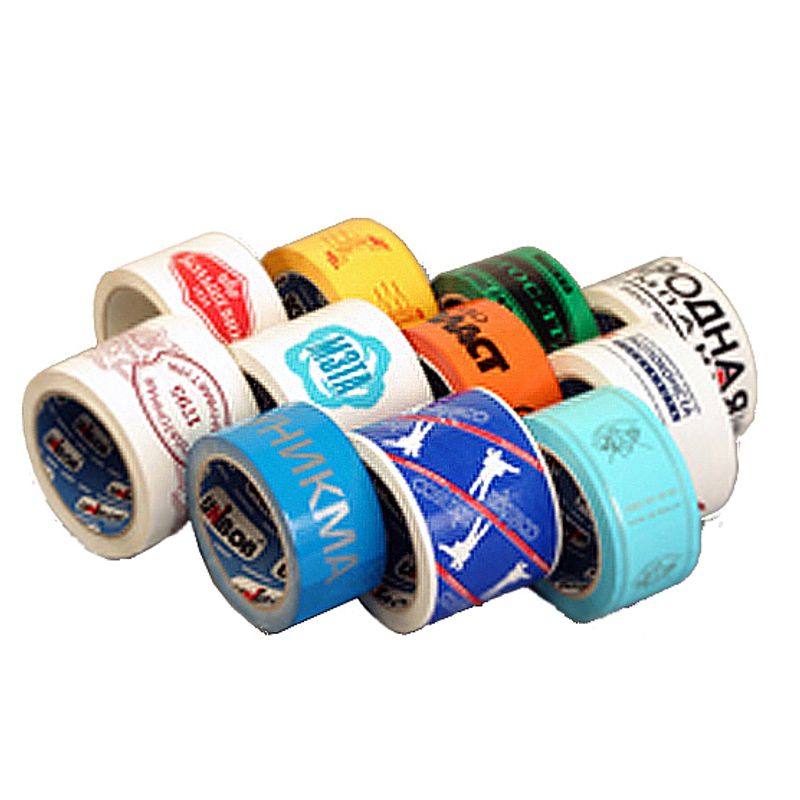 Скотч пакувальний 48 х 66м з лого 2 кольор