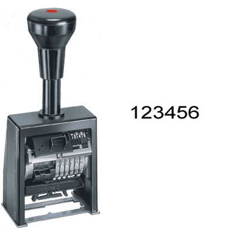 Нумератор автоматич. 6-разр 5, 5мм метал. /пластм