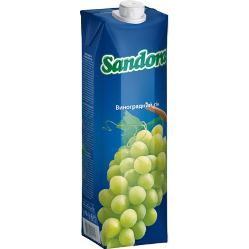 Сок виноградный (белый) Сандора, 1л