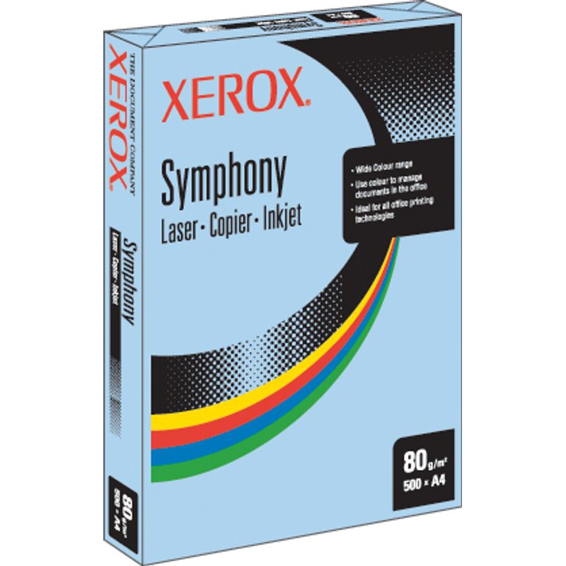 Папір кольоровий A4 блакитний середній (160г/м2)250арк