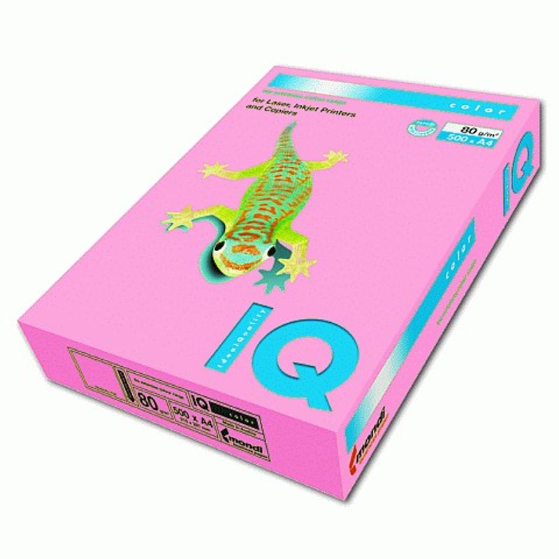 Папір кольоровий A4 рожев. неон (80г/м2)500арк