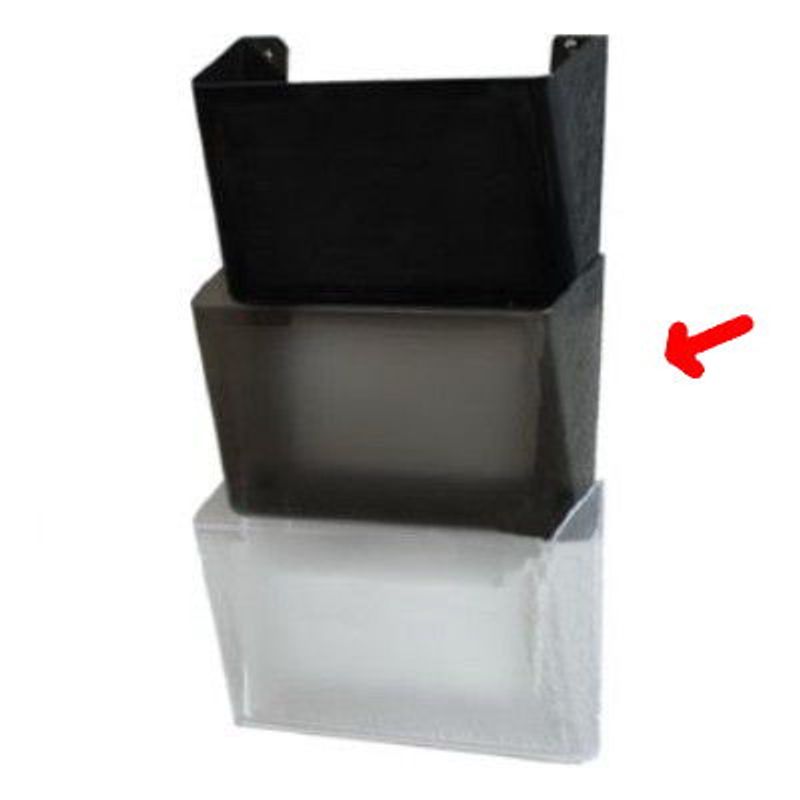 Лоток настінний, димчатий