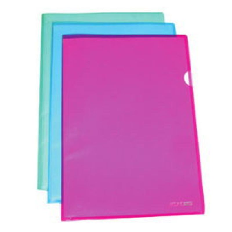 Уголок А4 пр/цв плотность 180 мк ассорти