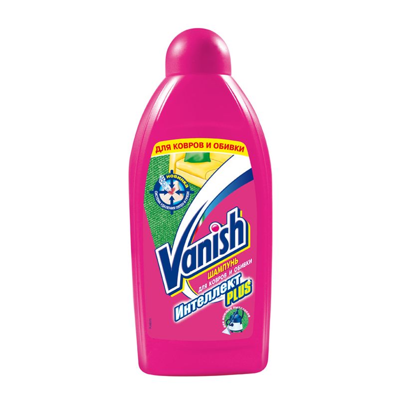 Засіб д/чищення килимів шампунь Vanish Intelect plus 450мл, д/пилососа