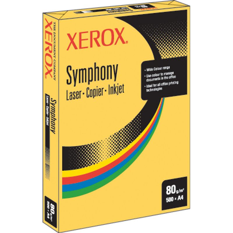 Папір кольоровий A4 жовт. средн. сонячний(160г/м2)250арк