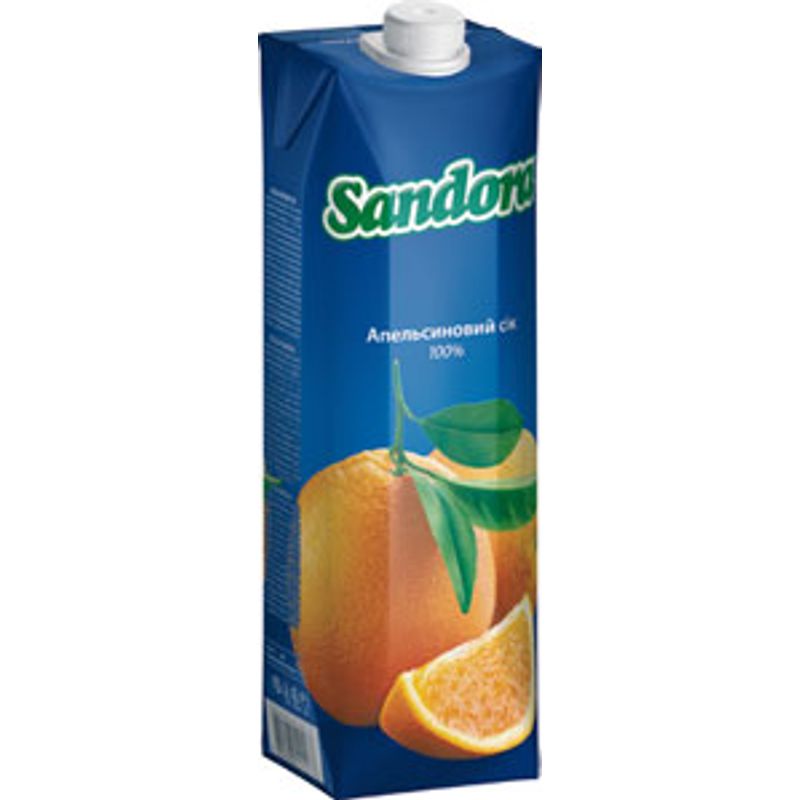 Сок апельсиновый Сандора, 1л