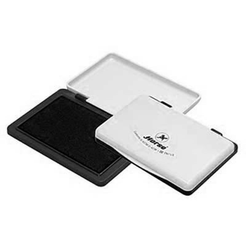 Подушка штемпельная 110х70мм черная, пластик