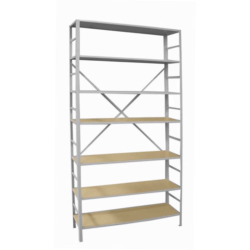 Стелаж с 7 полками ДСП ((полімер)