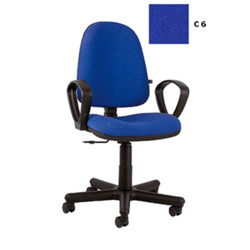 Крісло для персоналу PERFECT 10 GTP ergo (С-6, син)
