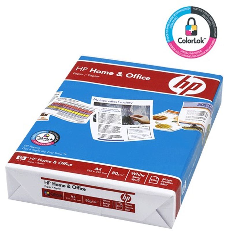 Папір офісний A4 80г/м2 HP home&office 500 арк