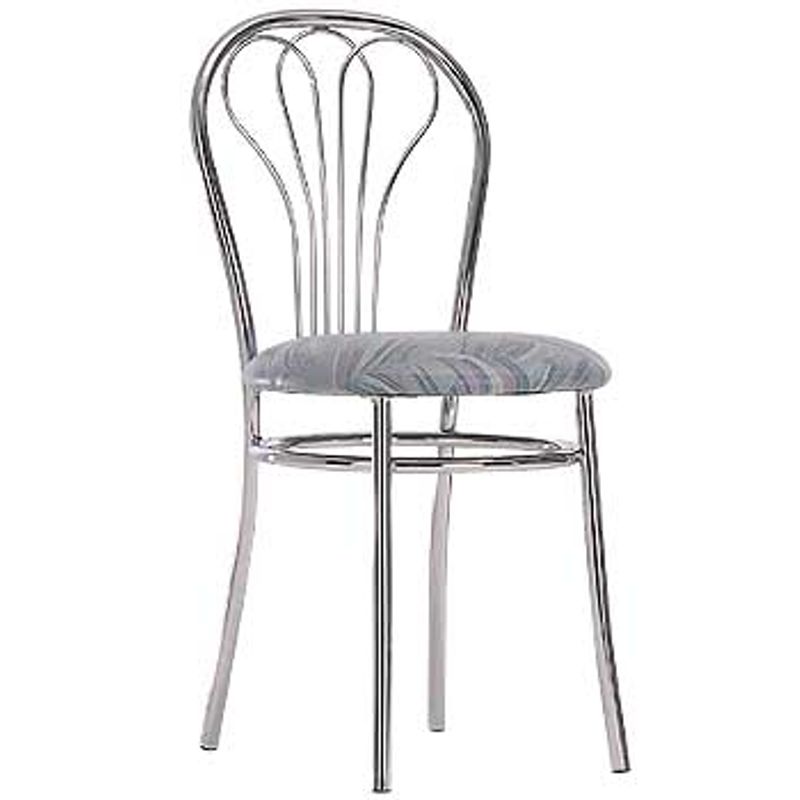 Стілець барний VENUS хром (BOX) (чорний, C 11)