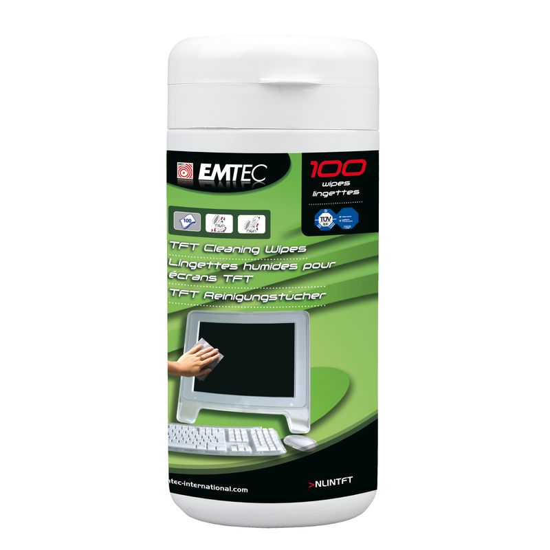 Серветки для оргтех. в тубі антист. (TFT, PDAL, LсD), 100шт