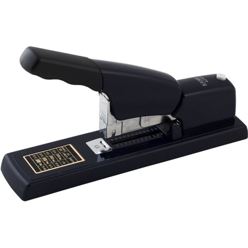 Степлер посилений (100 аркушів), метал, пластикова ручка