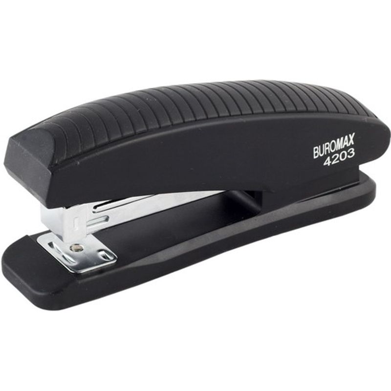 Степлер №24/6 & 26/6, (20 аркушів), пластик, гумове покриття