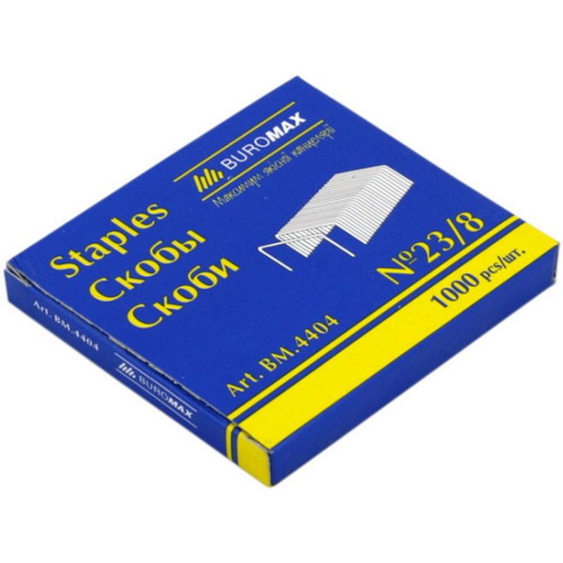 Скоби №23/ 8, (30-50)л, (ширина=11, 5мм, висота ніжки 8мм), (1000 шт. )
