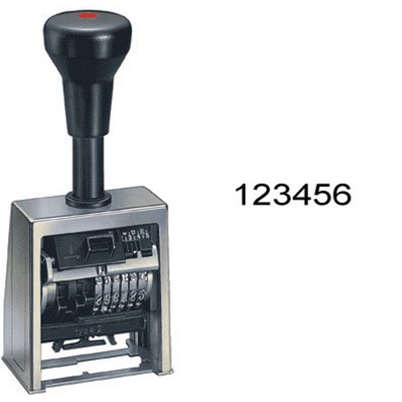 Нумератор автоматич. 6-ти разрядный, 5, 5 мм металлический