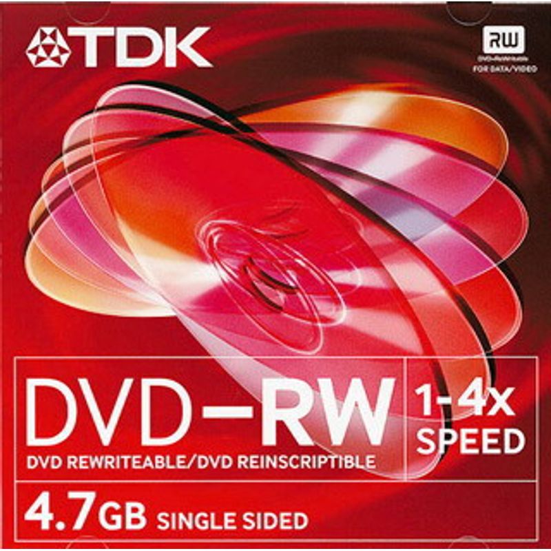 Диск DVD-RW Slim 4. 7 GB TDK /120min 4x
