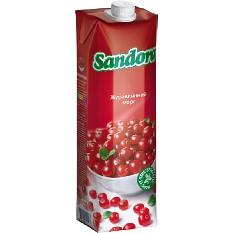 Морс клюквенный Сандора, 1л