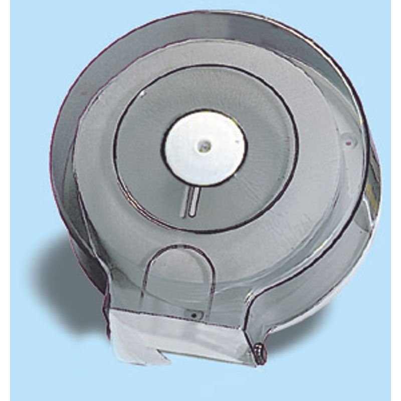 Тримач д/туал. паперу пластик, прозор. (рул до 19см)