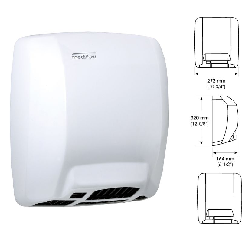 Сушилка для рук MEDIFLOW 250-2450Вт авт. белая