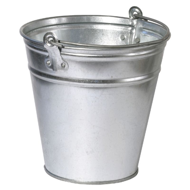 Відро метал 12л оцинк. з ручкою і без кришки