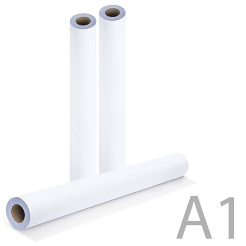 Папір для плотера у рулоні, 594мм, 80г/м2, 50м, А1