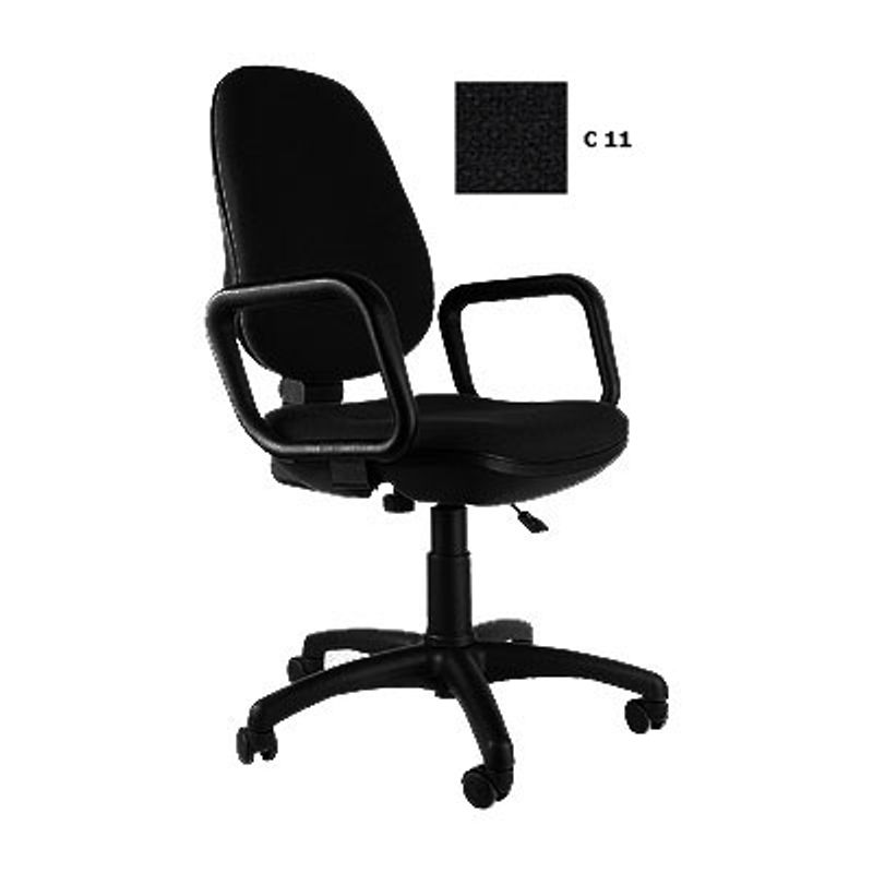 Крісло для персоналу COMFORT GTP (чорний, C 11)