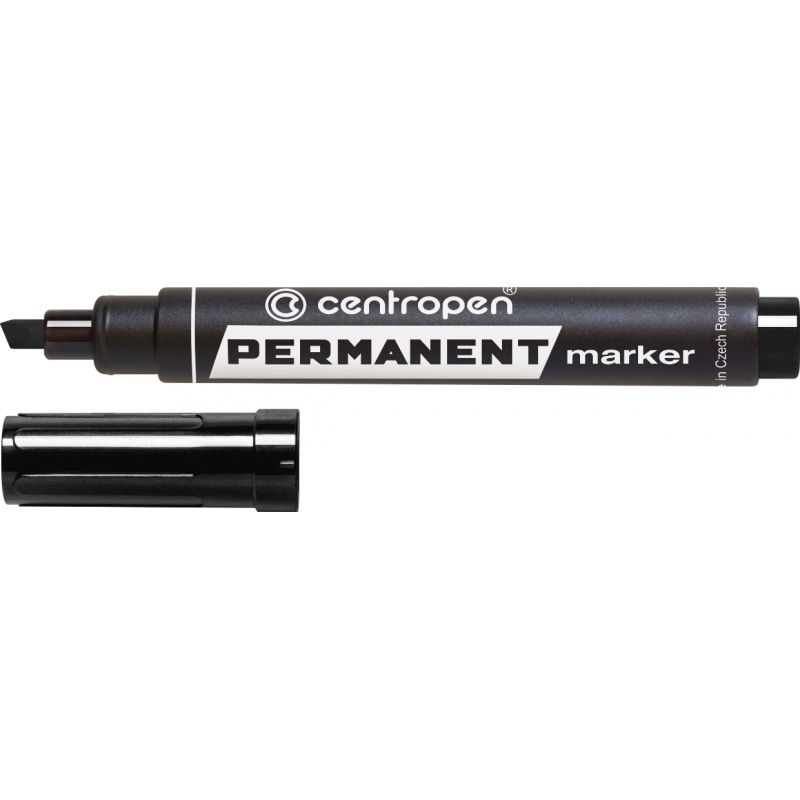 Маркер перманентный скош 1-5мм 8576, чорний