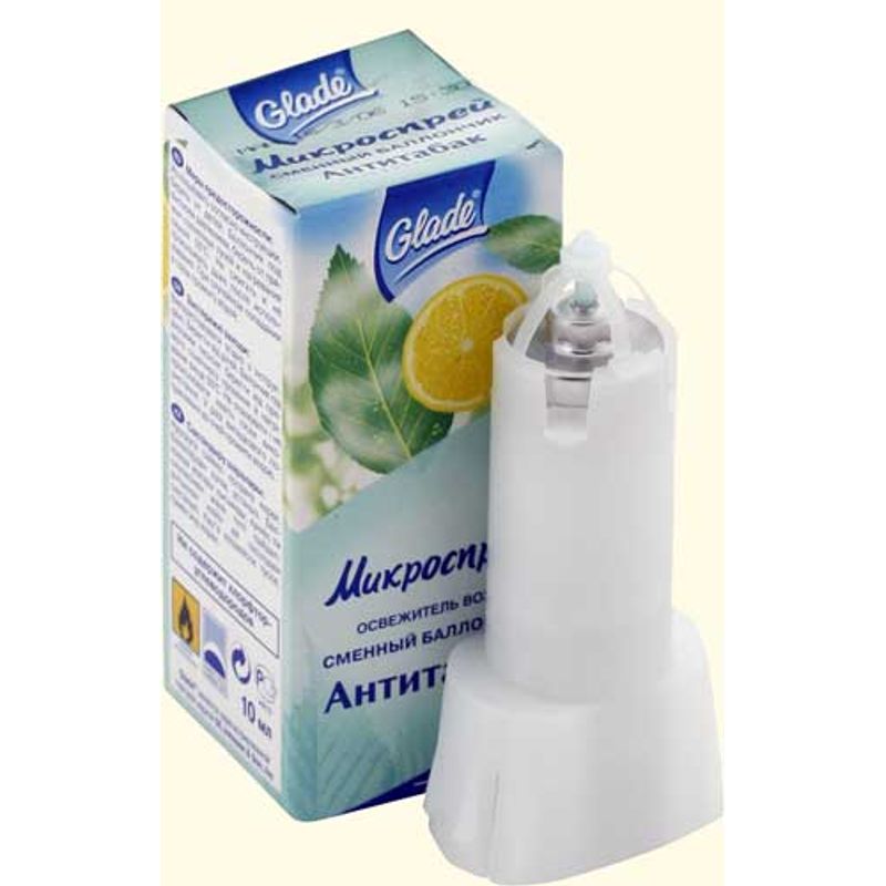 Освіжувач повітря мікроспрей (запаска) GLADE, антитабак