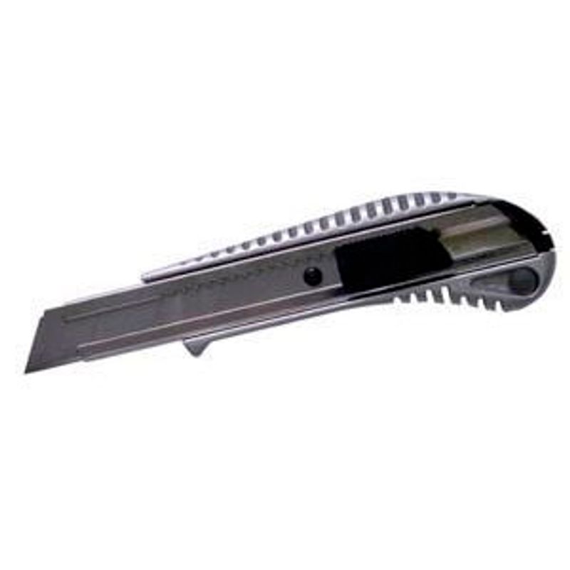 Ніж канцелярський великий, лезо 18 мм (металевий корпус) SC-M08