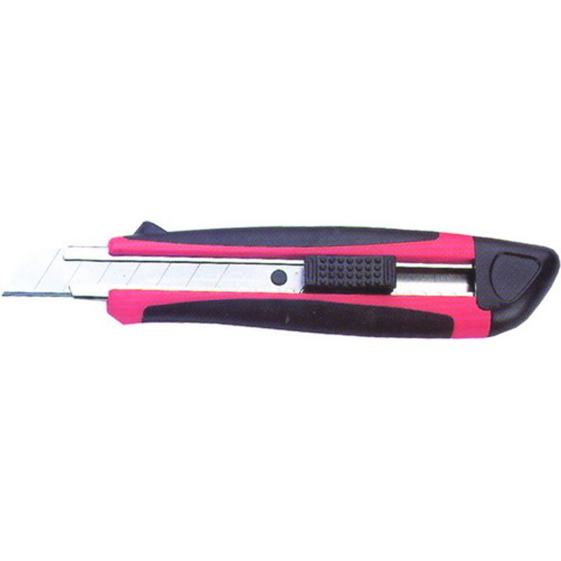 Ніж канцелярський великий, лезо 18 мм (метал. напр)