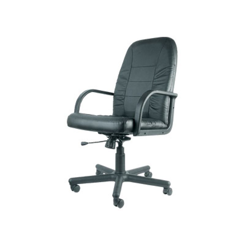 Крісло керівника ВОМВА, (SP-A) шкіра нат. Split, чорн