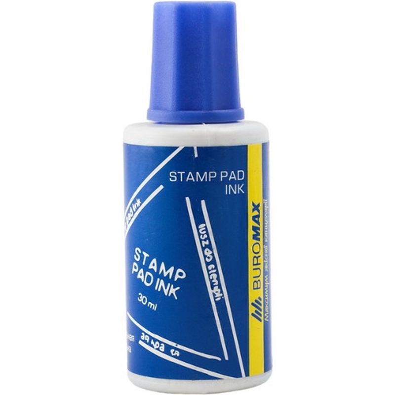 Краска штемпельная синяя 30мл