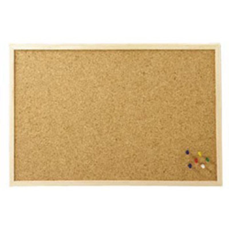 Дошка коркова 40х60 (дерев. рама) EcoBoard