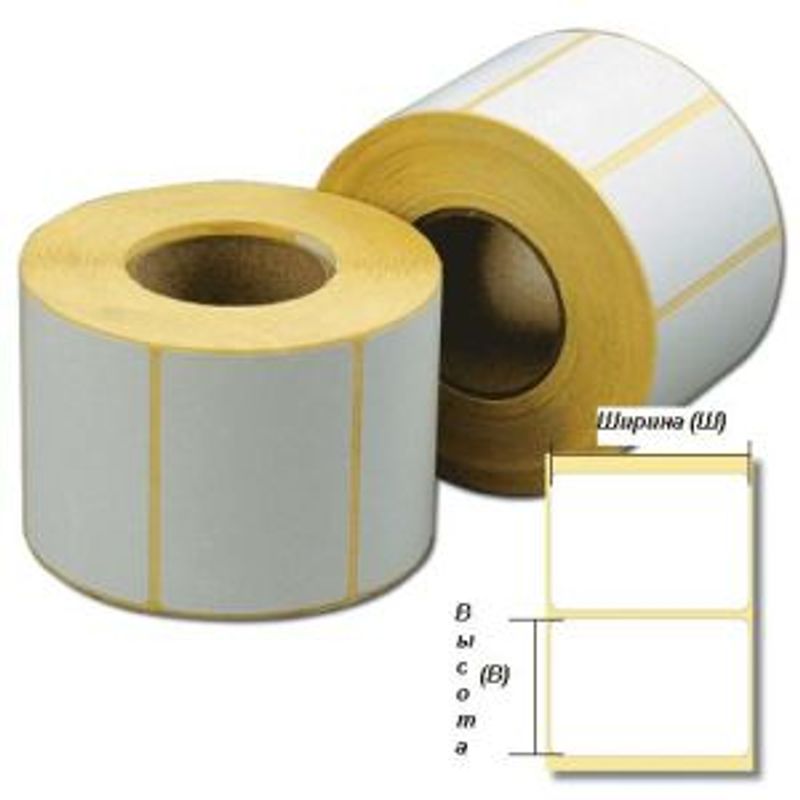 Етикетка термо для штрихкод принтера 40х25/2000шт