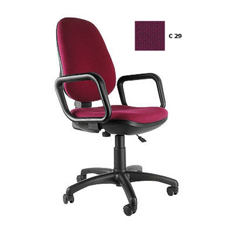 Крісло для персоналу COMFORT GTP (бордо, C 29)