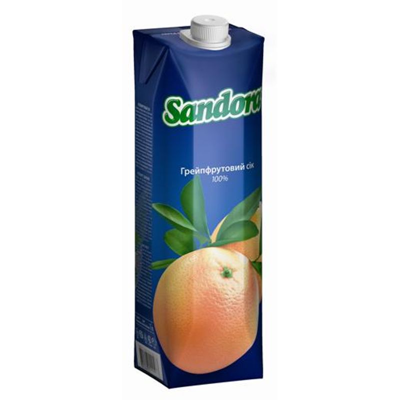 Сок Грейпфрутовый Сандора, 1л