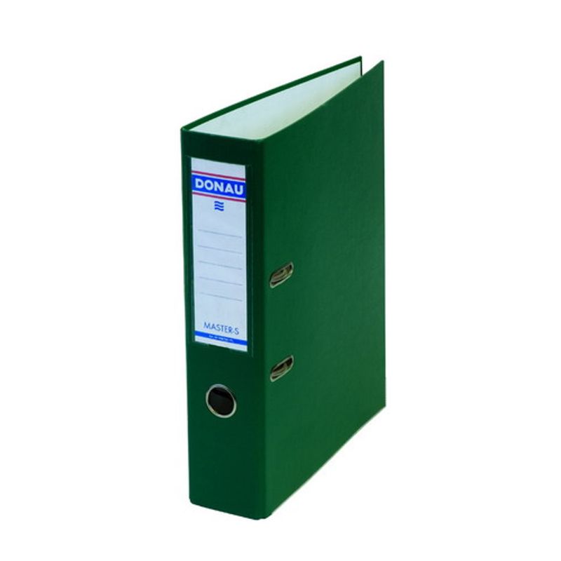 Папка накопительная PVC-карт. А4 7 см зел, мет. уголок