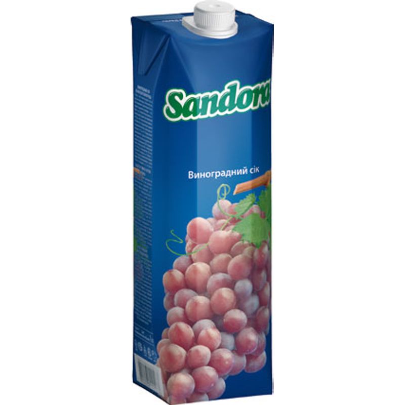 Сок виноградный (красный) Сандора, 1л