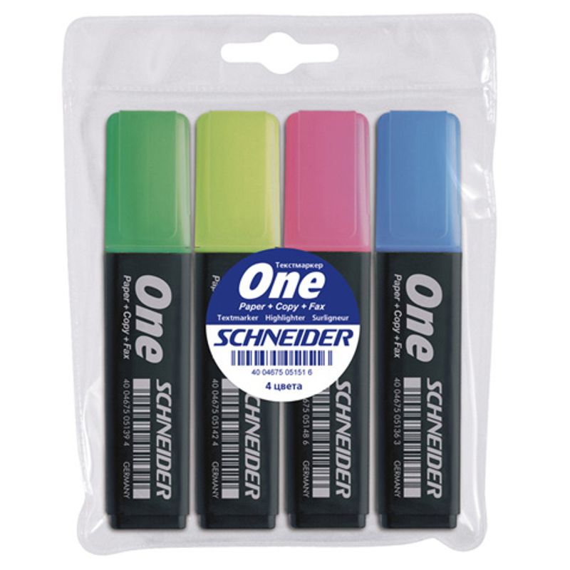 Маркеры текстовые набор 4 шт. JOB